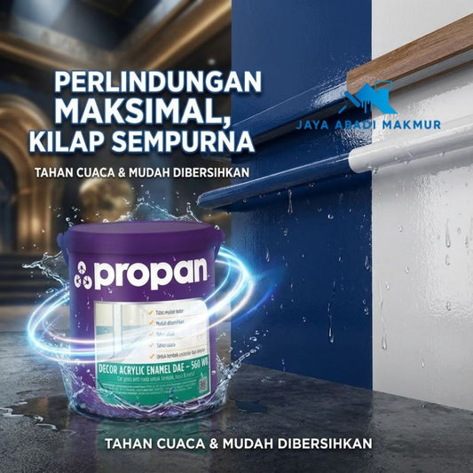 DECOR DAE-560 WB 20 Liter Cat Enamel Waterbased Anti Noda & Mudah Dibersihkan - Cat Koridor, Parkiran, Cafe, Ramah Lingkungan / Cat Tembok Interior dan Exterior / Warna Custom / Propan Tinting