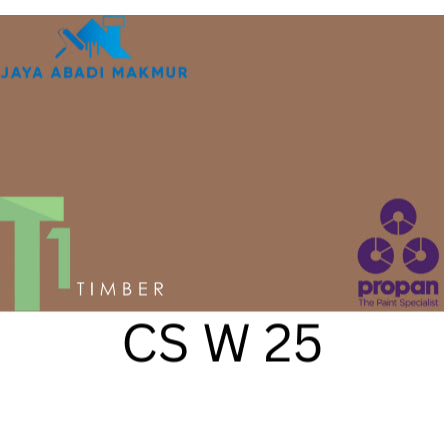 Propan Woodstain 633 Gloss 1 Liter / Cat Politur Waterbased / Warna Custom / Propan Tinting