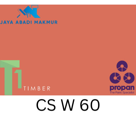 Propan Woodstain 633 Gloss 1 Liter / Cat Politur Waterbased / Warna Custom / Propan Tinting