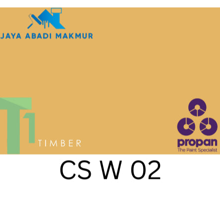 Propan Woodstain 633 Gloss 1 Liter / Cat Politur Waterbased / Warna Custom / Propan Tinting