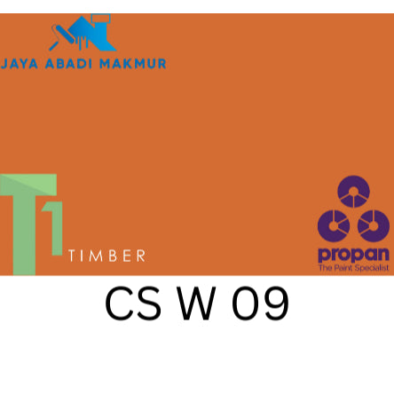 Propan Woodstain 633 Gloss 1 Liter / Cat Politur Waterbased / Warna Custom / Propan Tinting