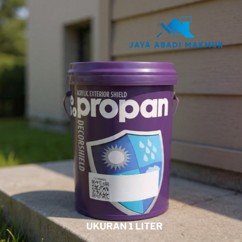 Propan DECORSHIELD DW-500 Cat Tembok Eksterior 1 Liter - Katalog Propan 1232 Colour Fashion- Et 2