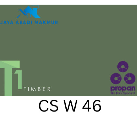 Propan Woodstain 633 Gloss 1 Liter / Cat Politur Waterbased / Warna Custom / Propan Tinting