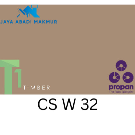 Propan Woodstain 633 Gloss 1 Liter / Cat Politur Waterbased / Warna Custom / Propan Tinting