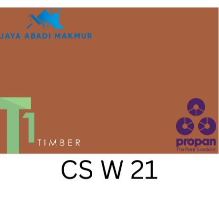 Propan Woodstain 633 Gloss 1 Liter / Cat Politur Waterbased / Warna Custom / Propan Tinting