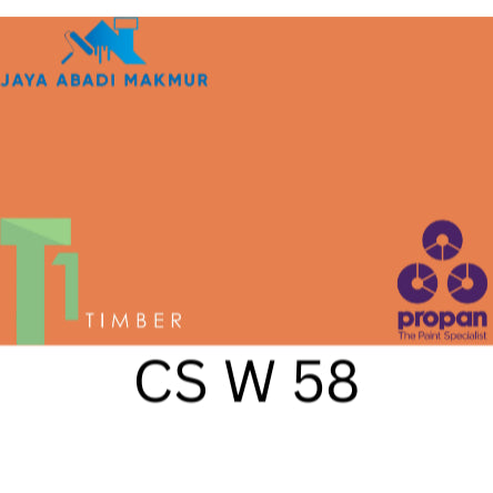 Propan Woodstain 633 Gloss 1 Liter / Cat Politur Waterbased / Warna Custom / Propan Tinting