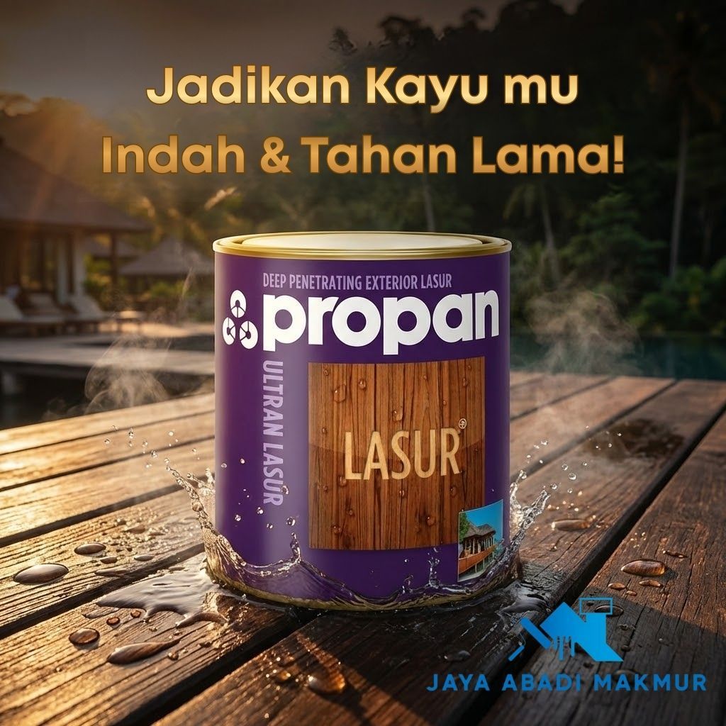 PROPAN Ultran Lasur EL-501 1 Liter Cat Kayu Eksterior Anti UV Jamur
