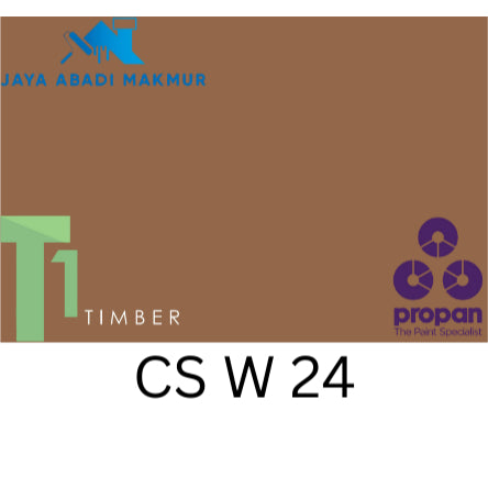 Propan Woodstain 633 Gloss 1 Liter / Cat Politur Waterbased / Warna Custom / Propan Tinting