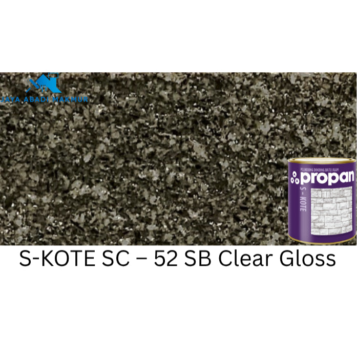 PROPAN 0.9L  S-KOTE Cat Batu Alam  Candi  Bata - Coating Pelindung Anti Lumut & Jamur [Gloss  Doff]