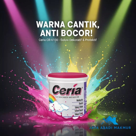 Propan CERIA CR-6000 4 kg Cat Tembok Eksterior Anti Bocor Waterproof Katalog Propan 1232 Colour Fashion- Et 2