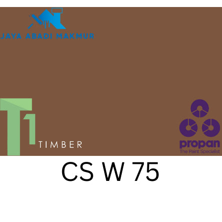 Propan Woodstain 633 Gloss 1 Liter / Cat Politur Waterbased / Warna Custom / Propan Tinting