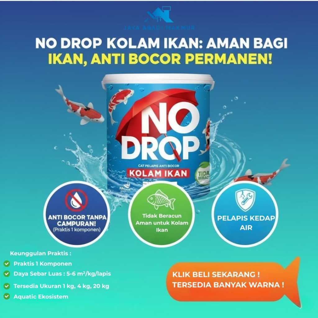 Avian Brands No Drop Kolam Ikan 4 kg / Cat Pelapis Anti Bocor Kolam Ikan