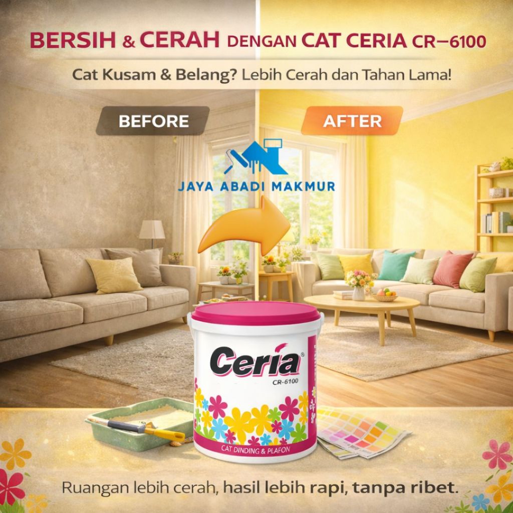 Propan CERIA CR-6100 5 kg / Warna Tinting / Katalog Ceria 6100