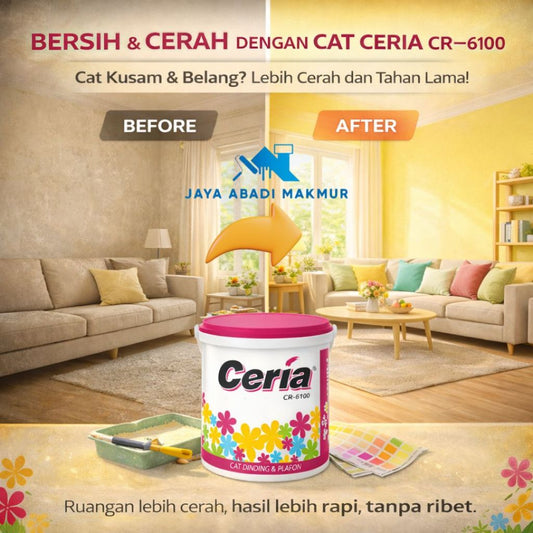 Propan CERIA CR-6100 5 kg Cat Tembok Interior Ekonomis   Katalog Propan 1232 Colour Fashion- Et 2