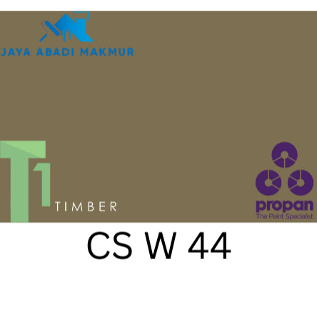 Propan Woodstain 633 Gloss 1 Liter / Cat Politur Waterbased / Warna Custom / Propan Tinting
