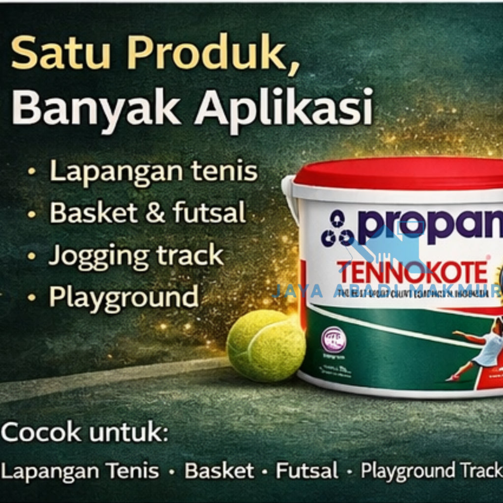 Propan Tennokote TNK-1000 1 kg / Cat Lapangan Olahraga / Warna Ready Pack