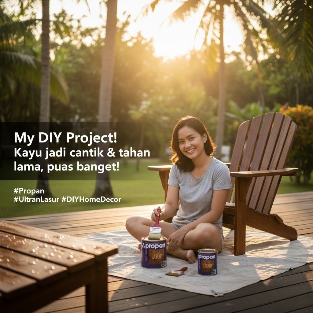 PROPAN Ultran Lasur EL-501 1 Liter Cat Kayu Eksterior Anti UV Jamur