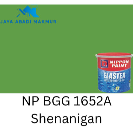Nippon Paint Elastex Waterproof 3 in 1 1 kg / Cat Pelapis Anti Bocor / Warna Ready Pack