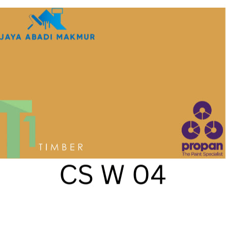 Propan Woodstain 633 Gloss 1 Liter / Cat Politur Waterbased / Warna Custom / Propan Tinting