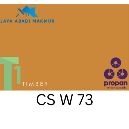 Propan Woodstain 633 Gloss 1 Liter / Cat Politur Waterbased / Warna Custom / Propan Tinting