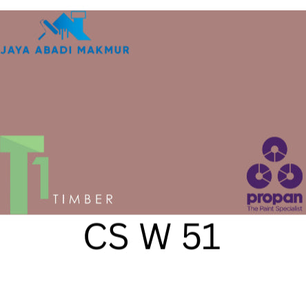 Propan Woodstain 633 Gloss 1 Liter / Cat Politur Waterbased / Warna Custom / Propan Tinting