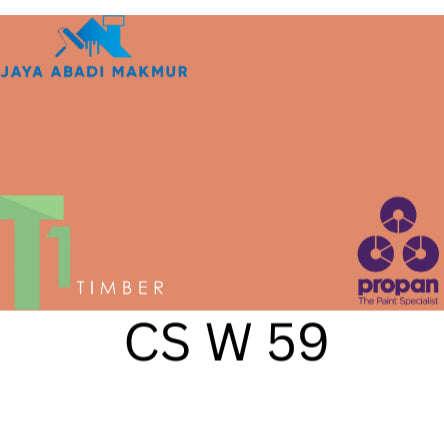 Propan Woodstain 633 Gloss 1 Liter / Cat Politur Waterbased / Warna Custom / Propan Tinting