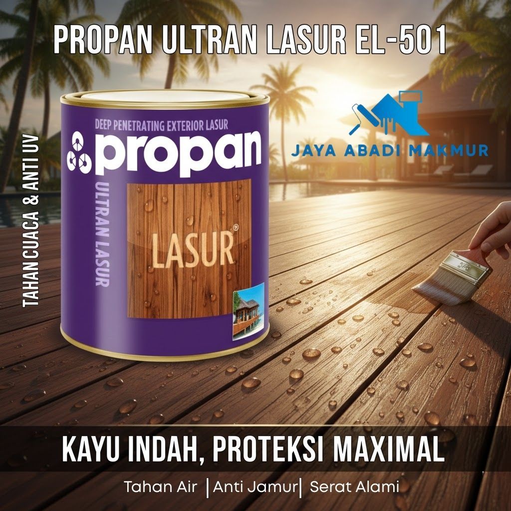 PROPAN Ultran Lasur EL-501 1 Liter Cat Kayu Eksterior Anti UV Jamur