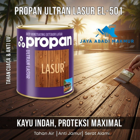 PROPAN Ultran Lasur EL-501 1 Liter Cat Kayu Eksterior Anti UV Jamur