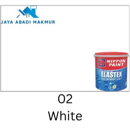 Nippon Paint Elastex Waterproof 3 in 1 1 kg / Cat Pelapis Anti Bocor / Warna Ready Pack