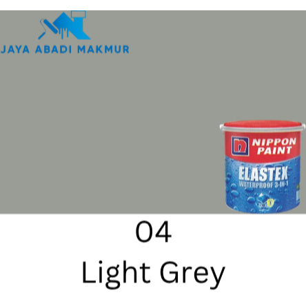 Nippon Paint Elastex Waterproof 3 in 1 1 kg / Cat Pelapis Anti Bocor / Warna Ready Pack