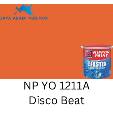 Nippon Paint Elastex Waterproof 3 in 1 1 kg / Cat Pelapis Anti Bocor / Warna Ready Pack