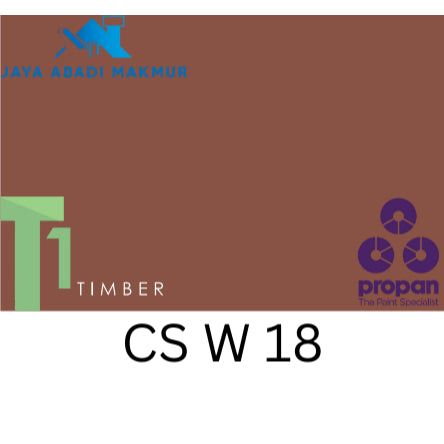Propan Woodstain 633 Gloss 1 Liter / Cat Politur Waterbased / Warna Custom / Propan Tinting