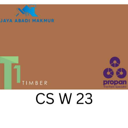 Propan Woodstain 633 Gloss 1 Liter / Cat Politur Waterbased / Warna Custom / Propan Tinting