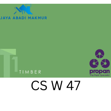 Propan Woodstain 633 Gloss 1 Liter / Cat Politur Waterbased / Warna Custom / Propan Tinting