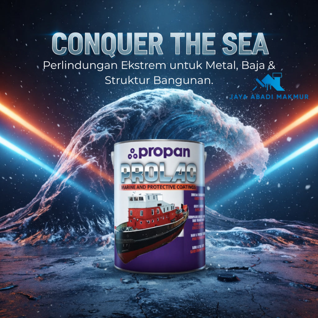PROPAN PROLAC AKC-50600  5 Liter - Cat Besi Sintetik Cepat Kering - Topcoat Metal Anti Karat & Cuaca / Cat Kapal / Warna Custom / Propan Tinting