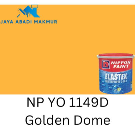 Nippon Paint Elastex Waterproof 3 in 1 1 kg / Cat Pelapis Anti Bocor / Warna Ready Pack