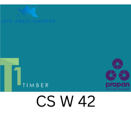 Propan Woodstain 633 Gloss 1 Liter / Cat Politur Waterbased / Warna Custom / Propan Tinting