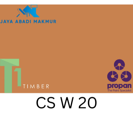 Propan Woodstain 633 Gloss 1 Liter / Cat Politur Waterbased / Warna Custom / Propan Tinting