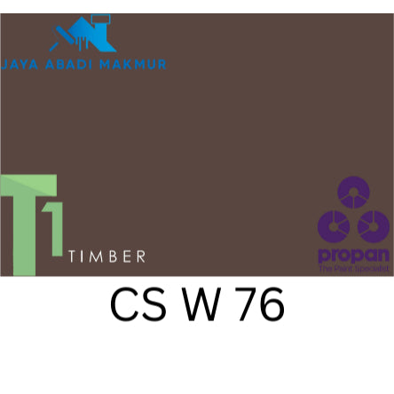 Propan Woodstain 633 Gloss 1 Liter / Cat Politur Waterbased / Warna Custom / Propan Tinting