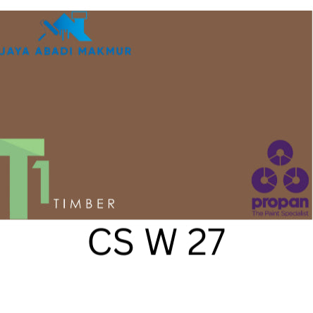 Propan Woodstain 633 Gloss 1 Liter / Cat Politur Waterbased / Warna Custom / Propan Tinting