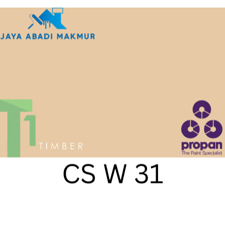 Propan Woodstain 633 Gloss 1 Liter / Cat Politur Waterbased / Warna Custom / Propan Tinting