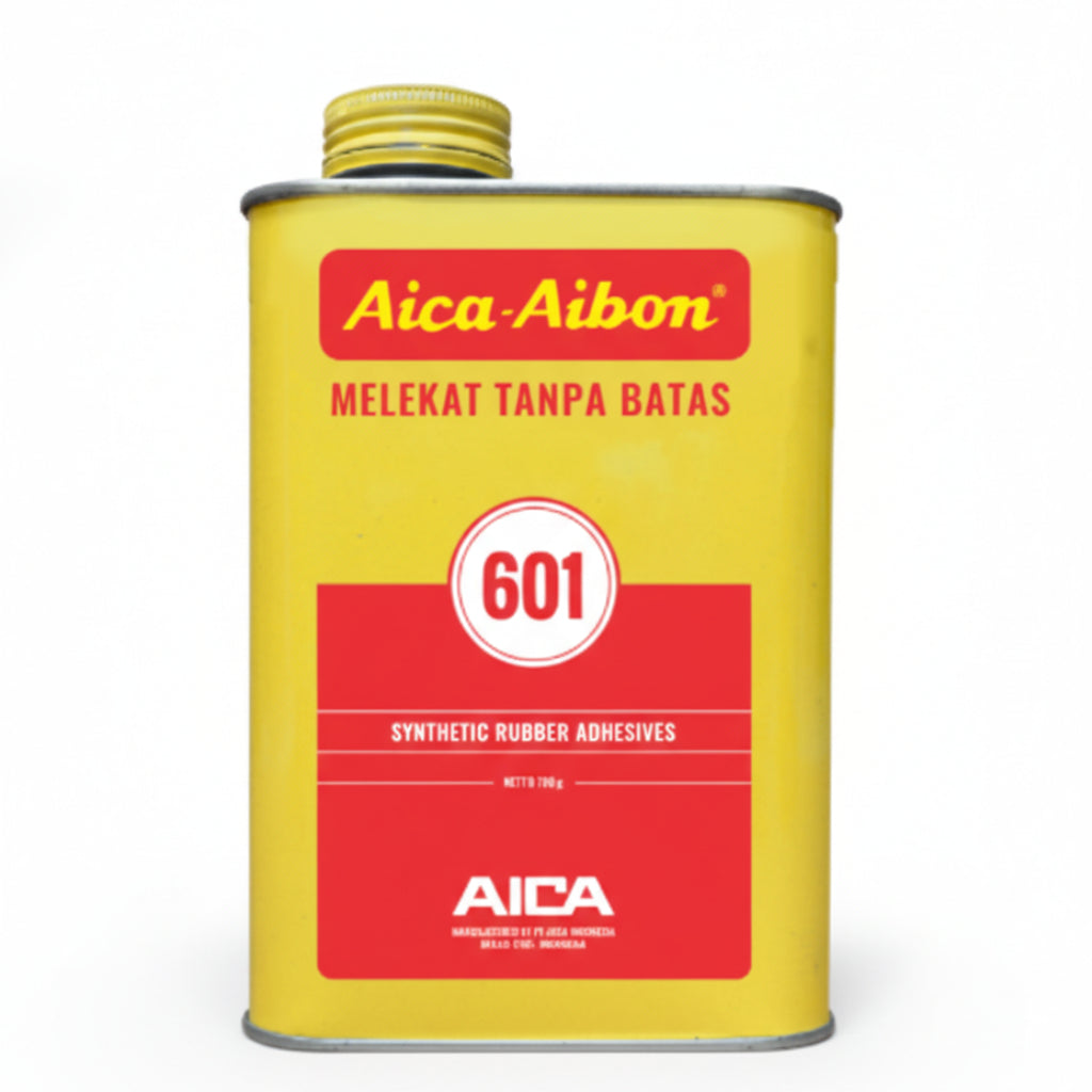 Lem Aica Aibon 601 Asli 300/700/2.5 kg - Lem Kuning Perekat HPL Kayu Kulit Spons & Logam - Super Kuat Japan Quality