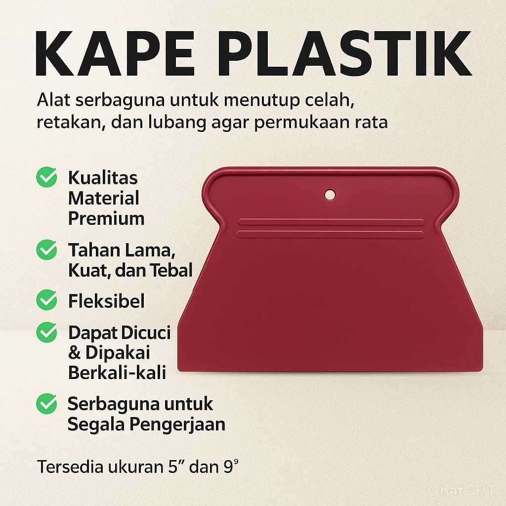 Kape Plastik / Kape Serbaguna