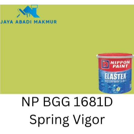 Nippon Paint Elastex Waterproof 3 in 1 1 kg / Cat Pelapis Anti Bocor / Warna Ready Pack