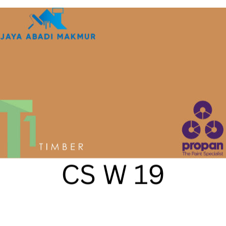 Propan Woodstain 633 Gloss 1 Liter / Cat Politur Waterbased / Warna Custom / Propan Tinting