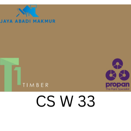 Propan Woodstain 633 Gloss 1 Liter / Cat Politur Waterbased / Warna Custom / Propan Tinting