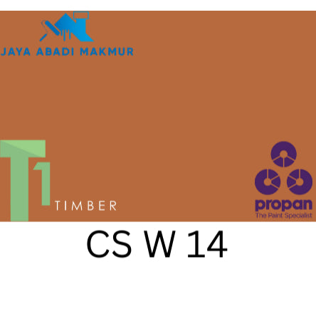 Propan Woodstain 633 Gloss 1 Liter / Cat Politur Waterbased / Warna Custom / Propan Tinting