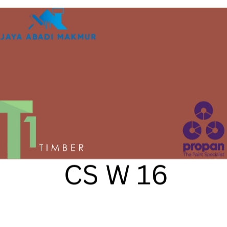 Propan Woodstain 633 Gloss 1 Liter / Cat Politur Waterbased / Warna Custom / Propan Tinting