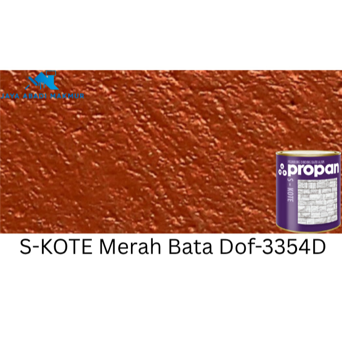 PROPAN 0.9L  S-KOTE Cat Batu Alam  Candi  Bata - Coating Pelindung Anti Lumut & Jamur [Gloss  Doff]
