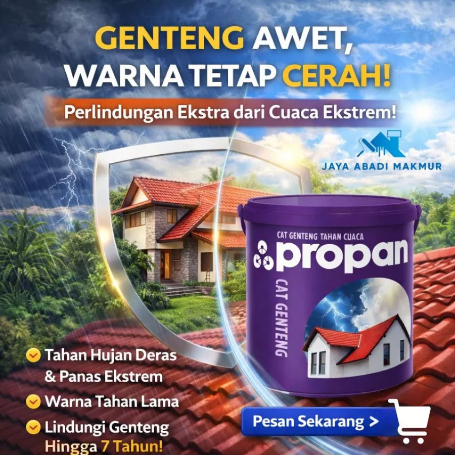 Propan Cat Genteng 20 kg -/ Katalog Propan Cat Genteng / Warna Custom / Propan Tinting
